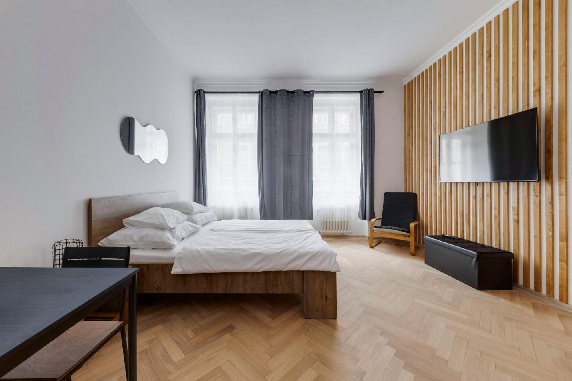 Vita Nejedleho Apartments Prag Exterior foto